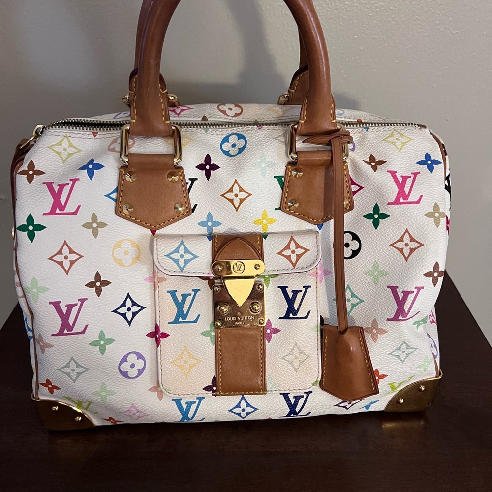 Authentic Multi Colored Louis Vuitton Speedy. Com… - image 4